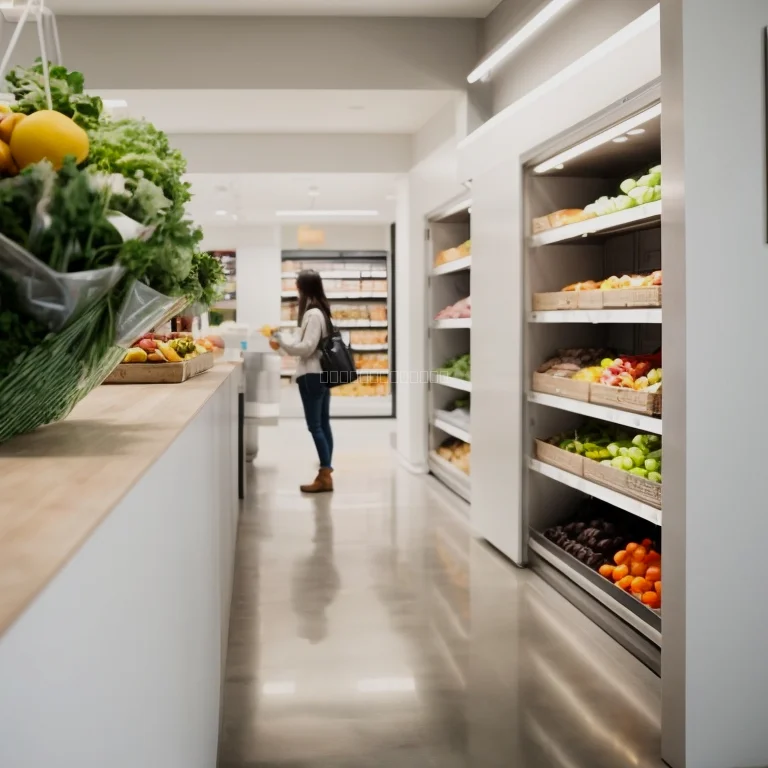 Lieferfahrer mit Einkaufstüte vor Bundeshaus Bern